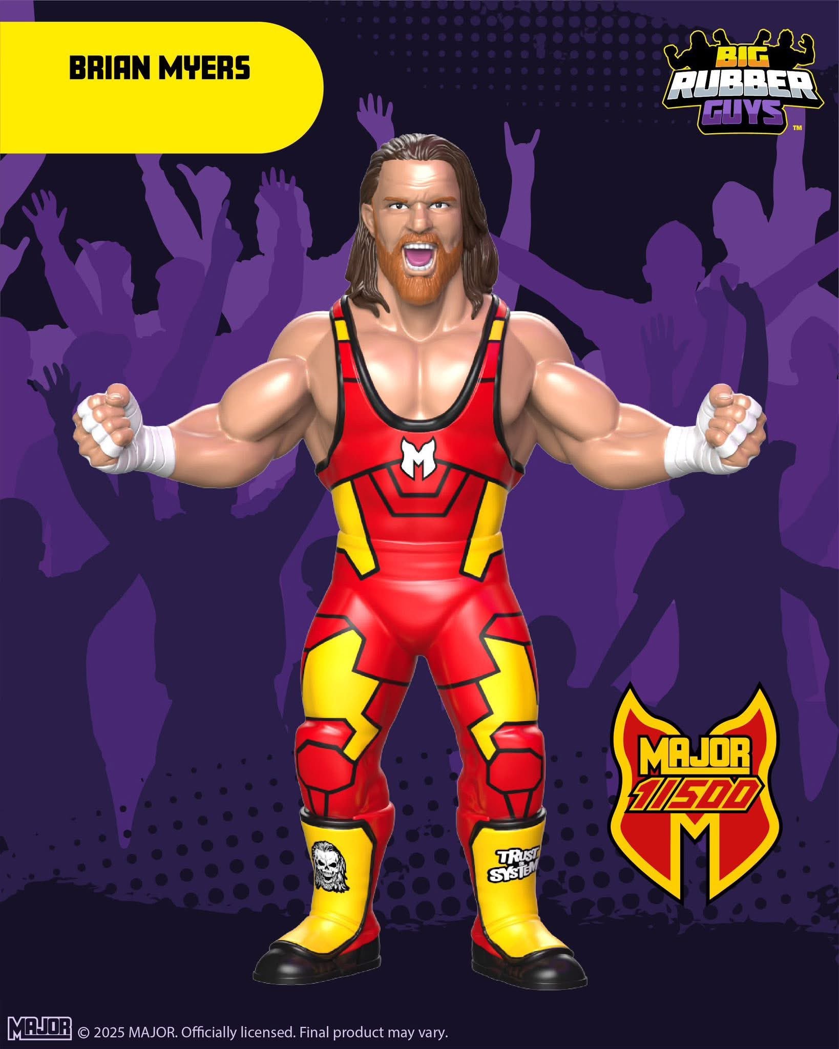 2025 MAJOR Big Rubber Guys NYCC Exclusive Brian Myers – Wrestling