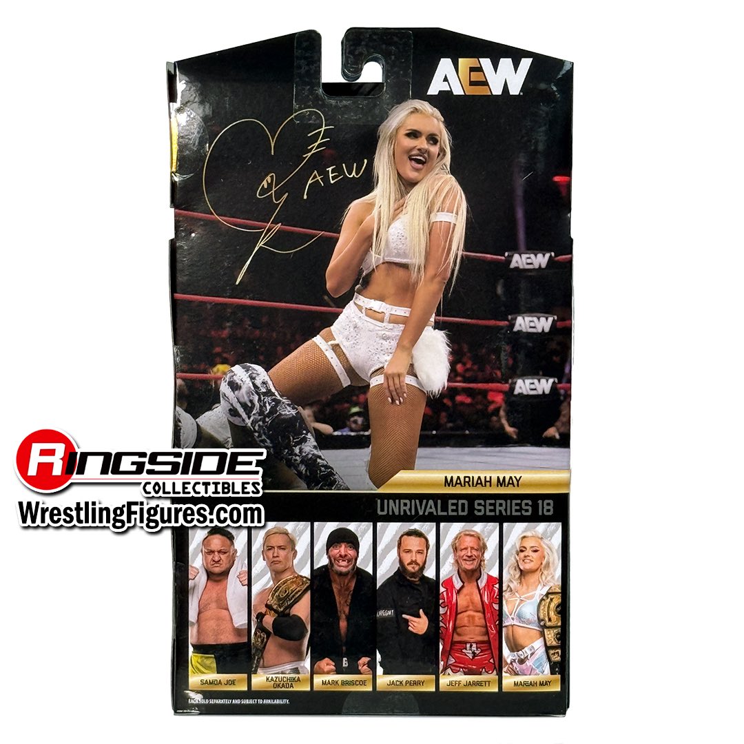 2025 AEW Jazwares Unrivaled Collection Series 18 #193 Mariah May [Chase Edition]