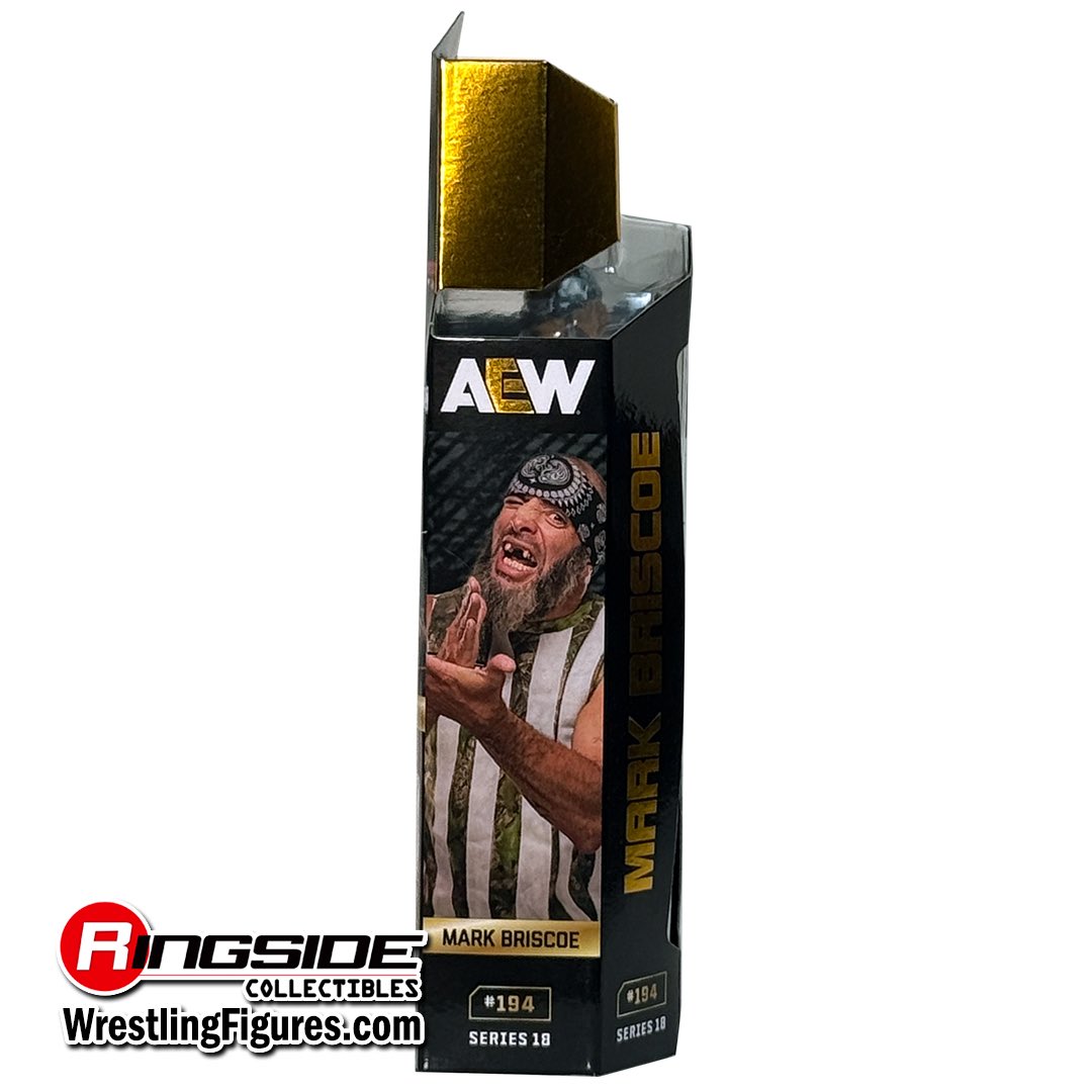 2025 AEW Jazwares Unrivaled Collection Series 18 #194 Mark Briscoe [Rare Edition]