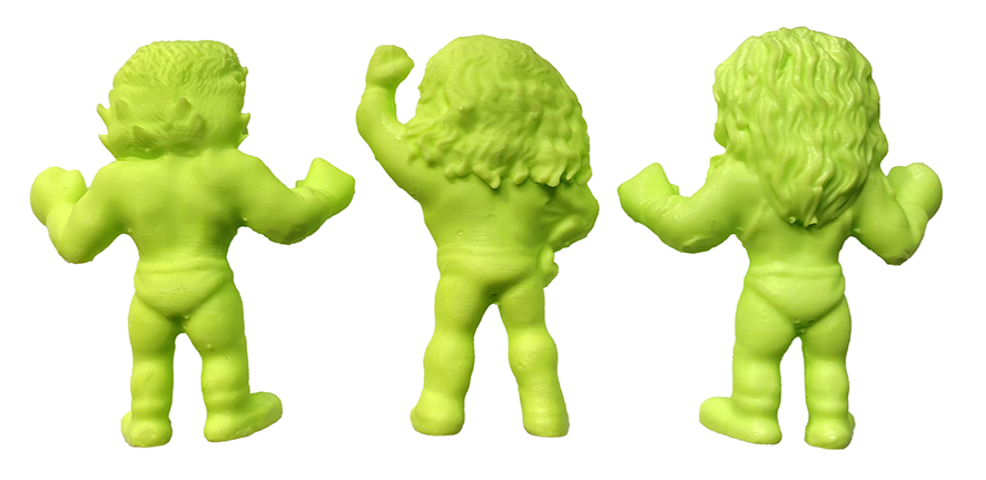 2024 Really Weird Wrestling Grapple Gang Series 1 La Rebelión: Mecha Wolf, Bestia 666 & Damián 666 [Glow In the Dark]