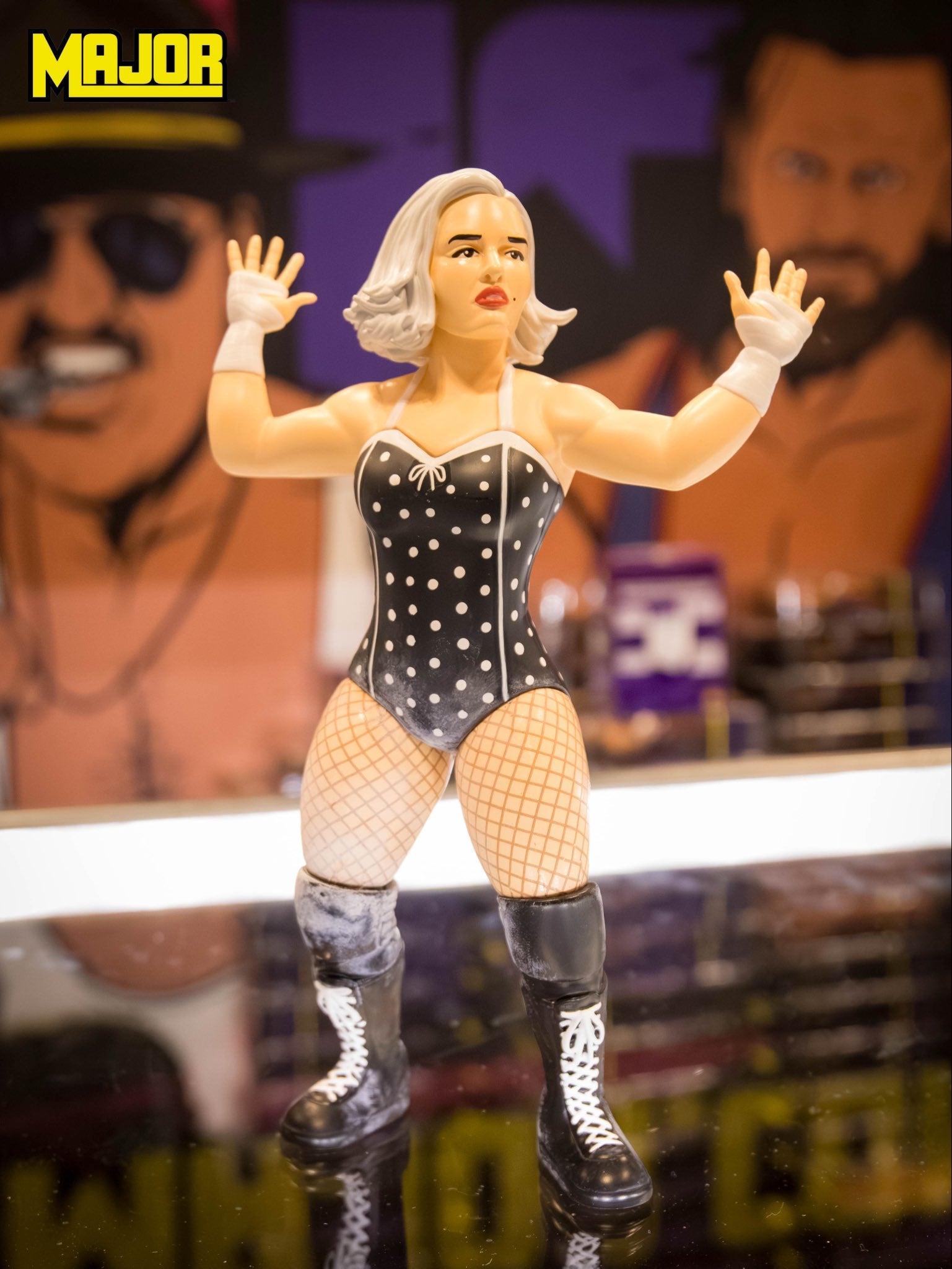 heavy rubber gear MAJOR AEW x Big Rubber Guys Series 1 Timeless Toni Storm – Wrestling Figure  Database