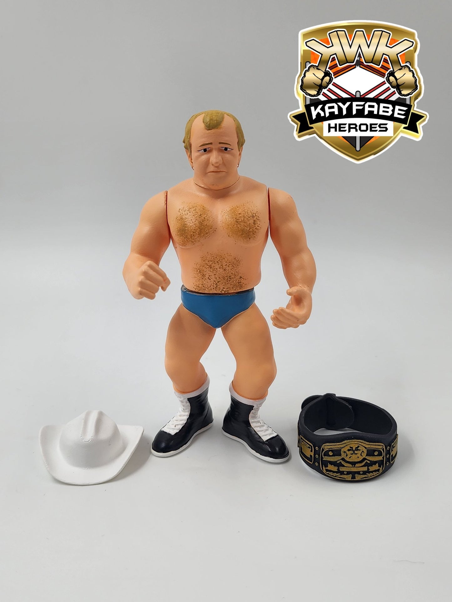 2025 KWK Kayfabe Heroes Deluxe Edition Dory Funk Jr. [With Light Blue Trunks]