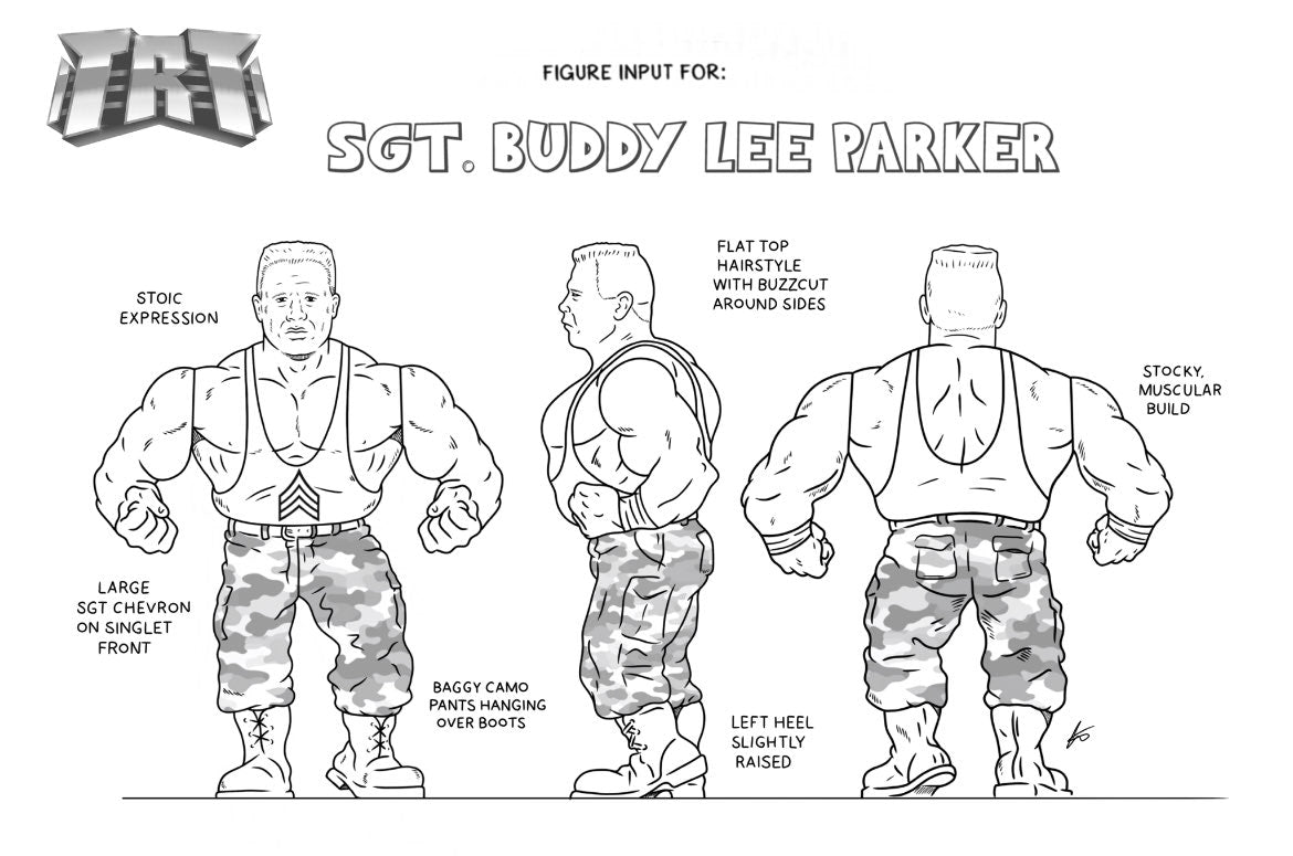 Title Run Toys Run-In Series Sgt. Buddy Lee Parker