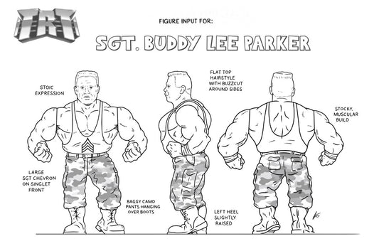 Title Run Toys Run-In Series Sgt. Buddy Lee Parker