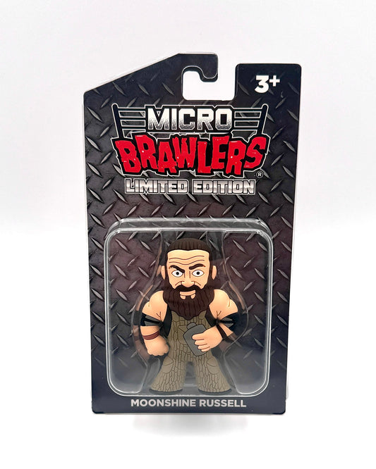 2025 Pro Wrestling Tees Micro Brawlers Limited Edition Moonshine Russell