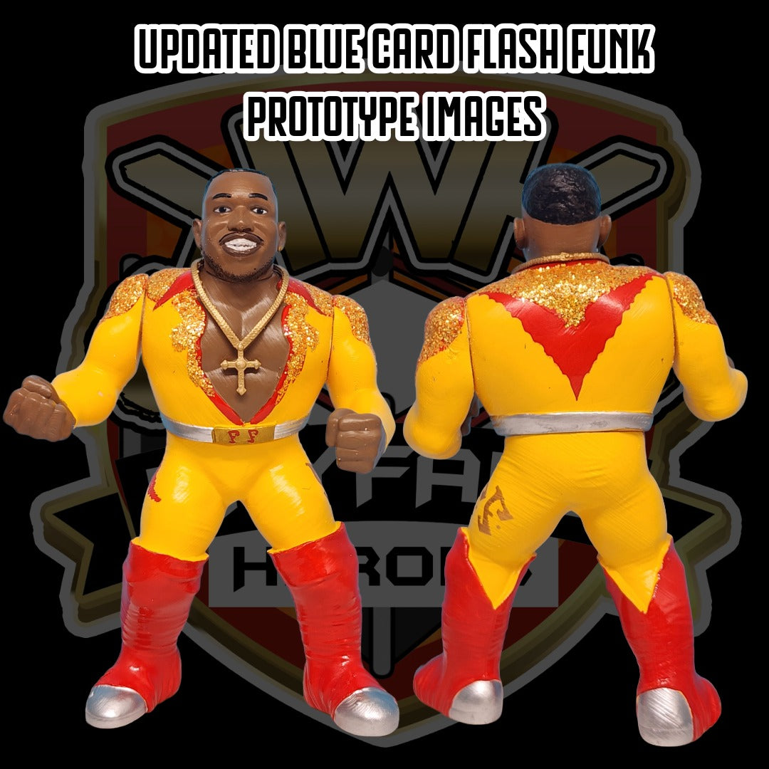 KWK Kayfabe Heroes Deluxe Edition Flash Funk [With Yellow Gear]