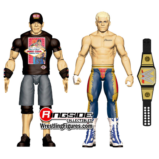 WWE Mattel Main Event Showdown Series 26 John Cena vs. "The American Nightmare" Cody Rhodes