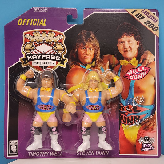2025 KWK Kayfabe Heroes Well Dunn 2-Pack [Exclusive]
