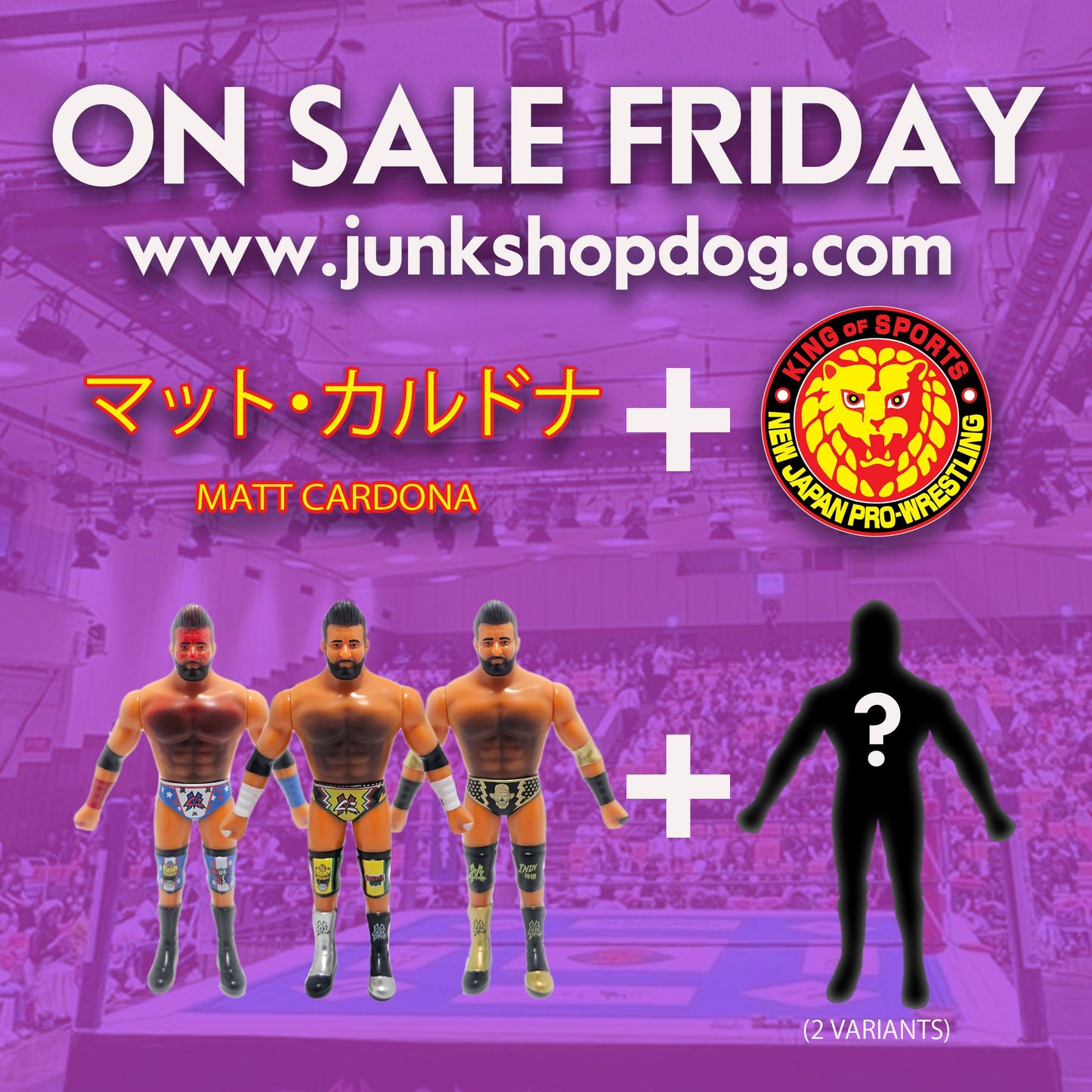 2025 Junk Shop Dog Sofubi Pro Wrestling Series 3 Matt Cardona [DDT Farewell]