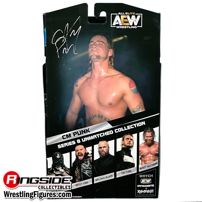 2024 AEW Jazwares Unmatched Collection Series 8 #59 CM Punk