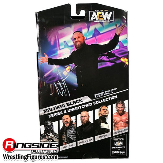 2024 AEW Jazwares Unmatched Collection Series 8 Malakai Black