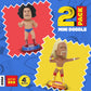 2024 WWE FOCO Mini Bighead Bobblehead 2-Pack: Andre the Giant & Hulk Hogan