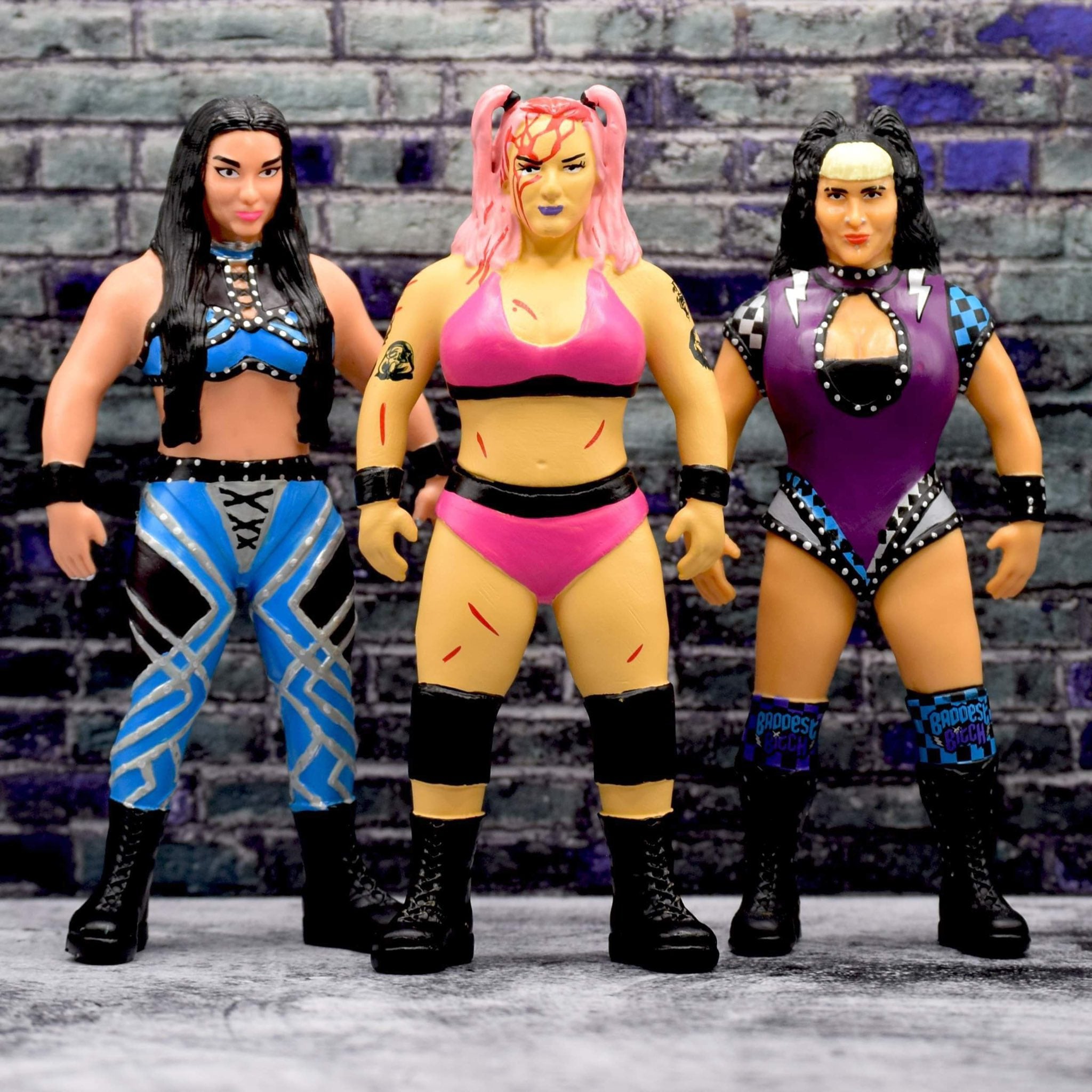 2024 Major Wrestling Figure Podcast Major Bendies Series 6 Allie Katch Wrestling Figure Database