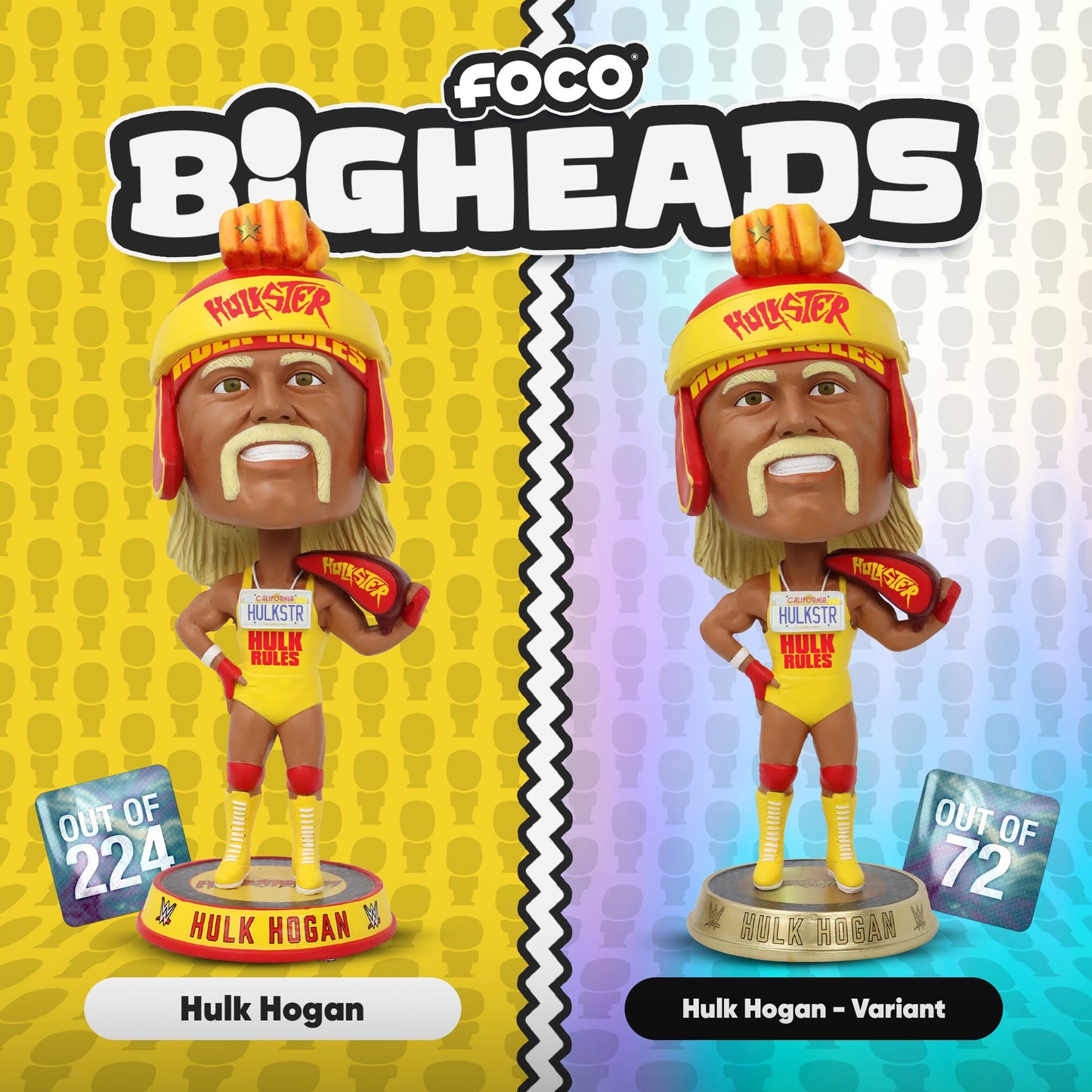 2024 WWE FOCO Bigheads Limited Edition Hulk Hogan