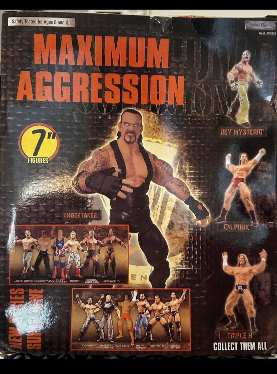 WWE Bootleg/Knockoff "Maximum Aggression" 7" Super Wrestler Boogeyman