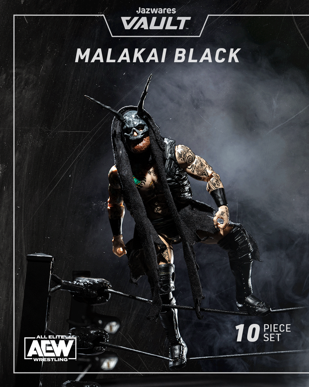 2024 AEW Jazwares Unrivaled Supreme Vault Exclusive Malakai Black