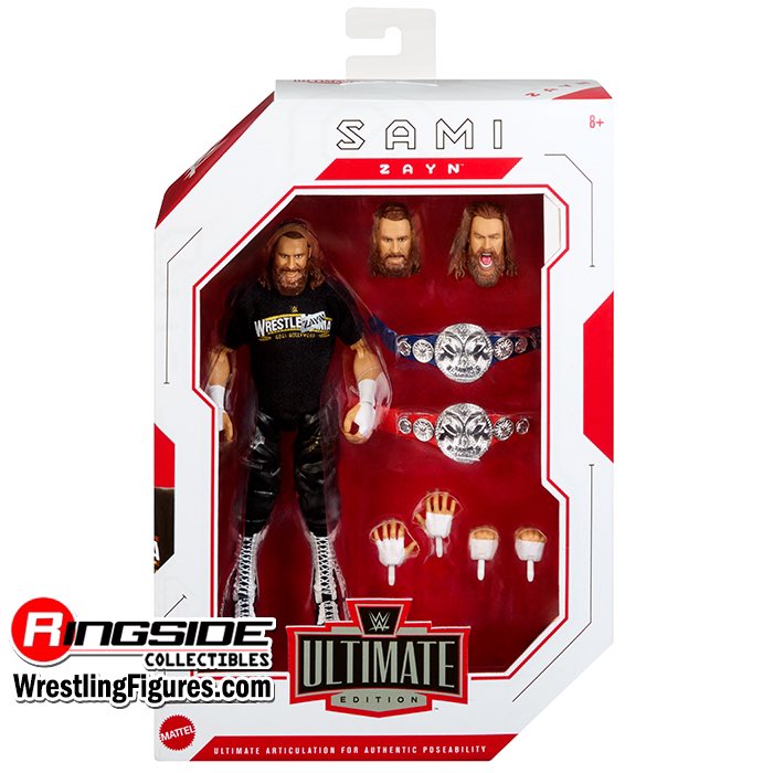 21 Figure Post 2024 WWE Mattel Ultimate Edition Series 21 Sami Zayn – Wrestling Figure ...