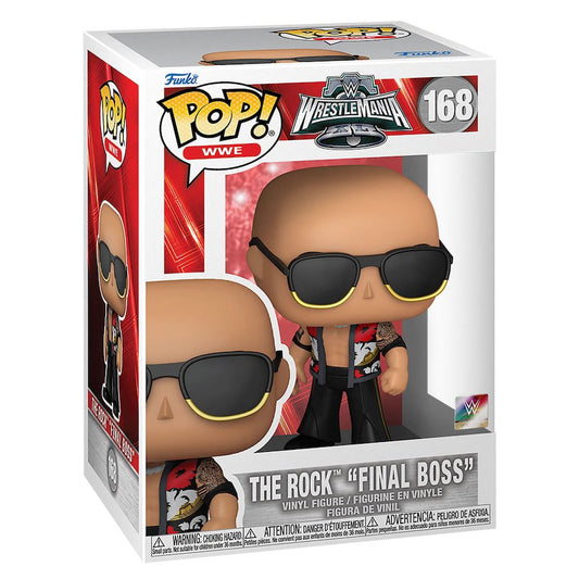 2024 WWE Funko POP! Vinyls 168 "Final Boss" The Rock [Exclusive]