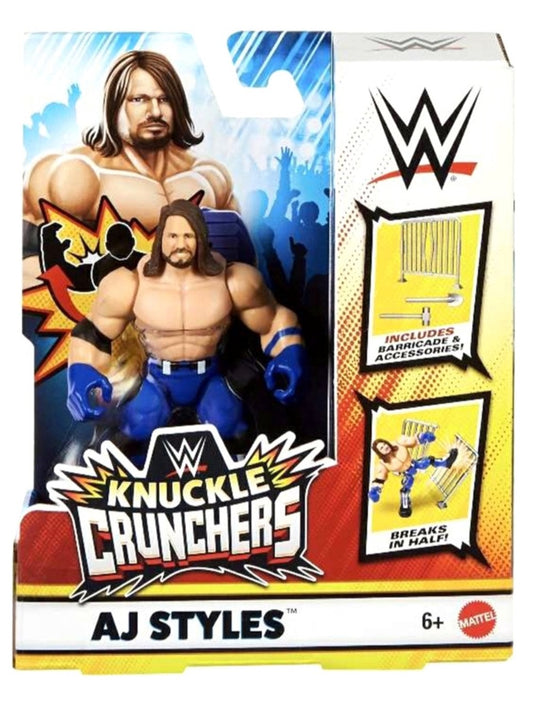 2024 WWE Mattel Knuckle Crunchers Series 3 AJ Styles