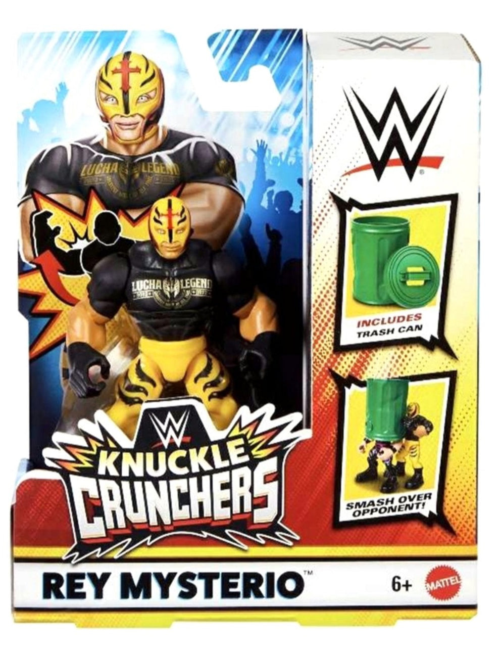 LA Knight - WWE Knuckle Crunchers 7 Toy Wrestling Action Figure by Mattel