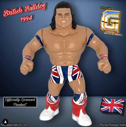 Hasttel Toy Grapplers & Gimmicks British Bulldog '94