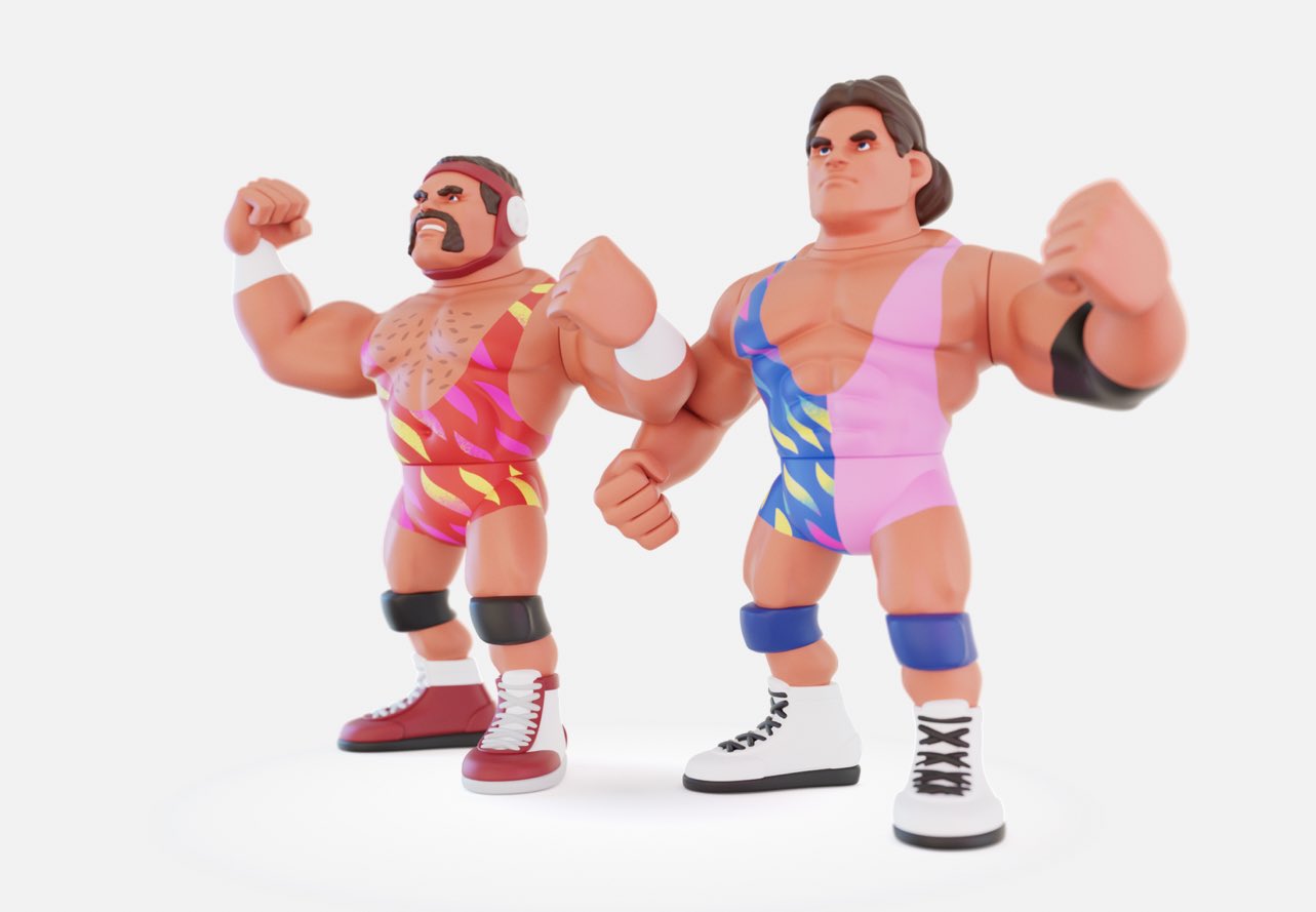 2025 Nerd Closet Mat Maniacs Series 1 Steiner Brothers: Rick