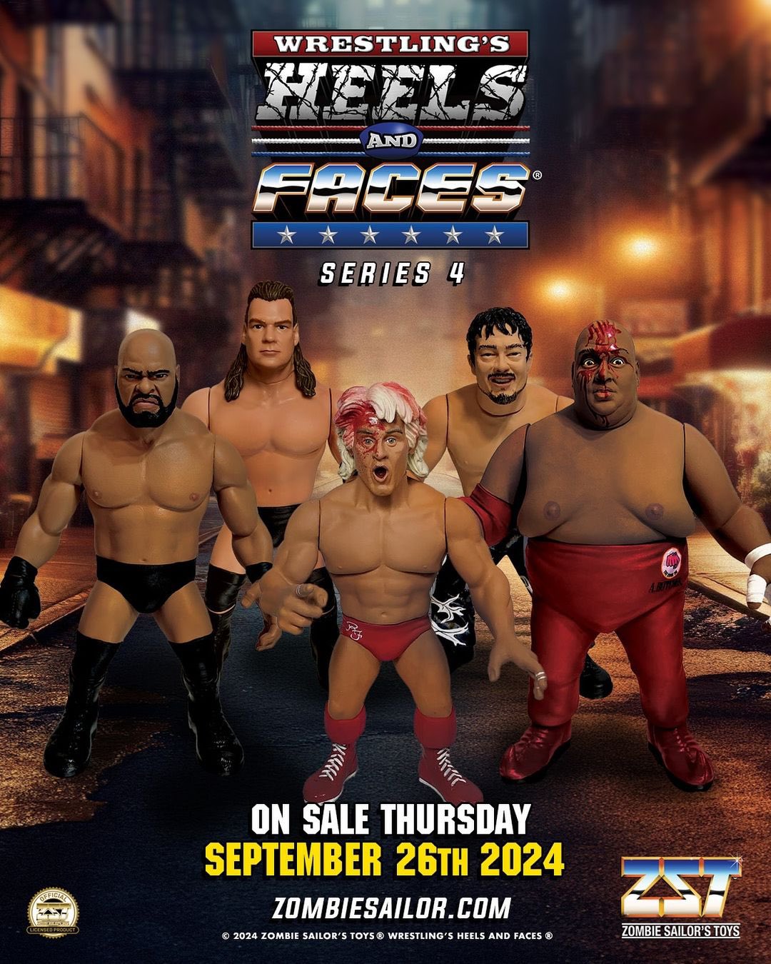 2025 Zombie Sailor's Toys Wrestling's Heels & Faces Series 4 Ric Flair