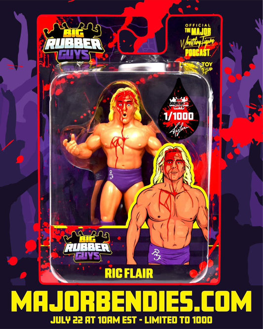 2024 Major Wrestling Figure Podcast Big Rubber Guys SDCC Exclusive Ric Flair