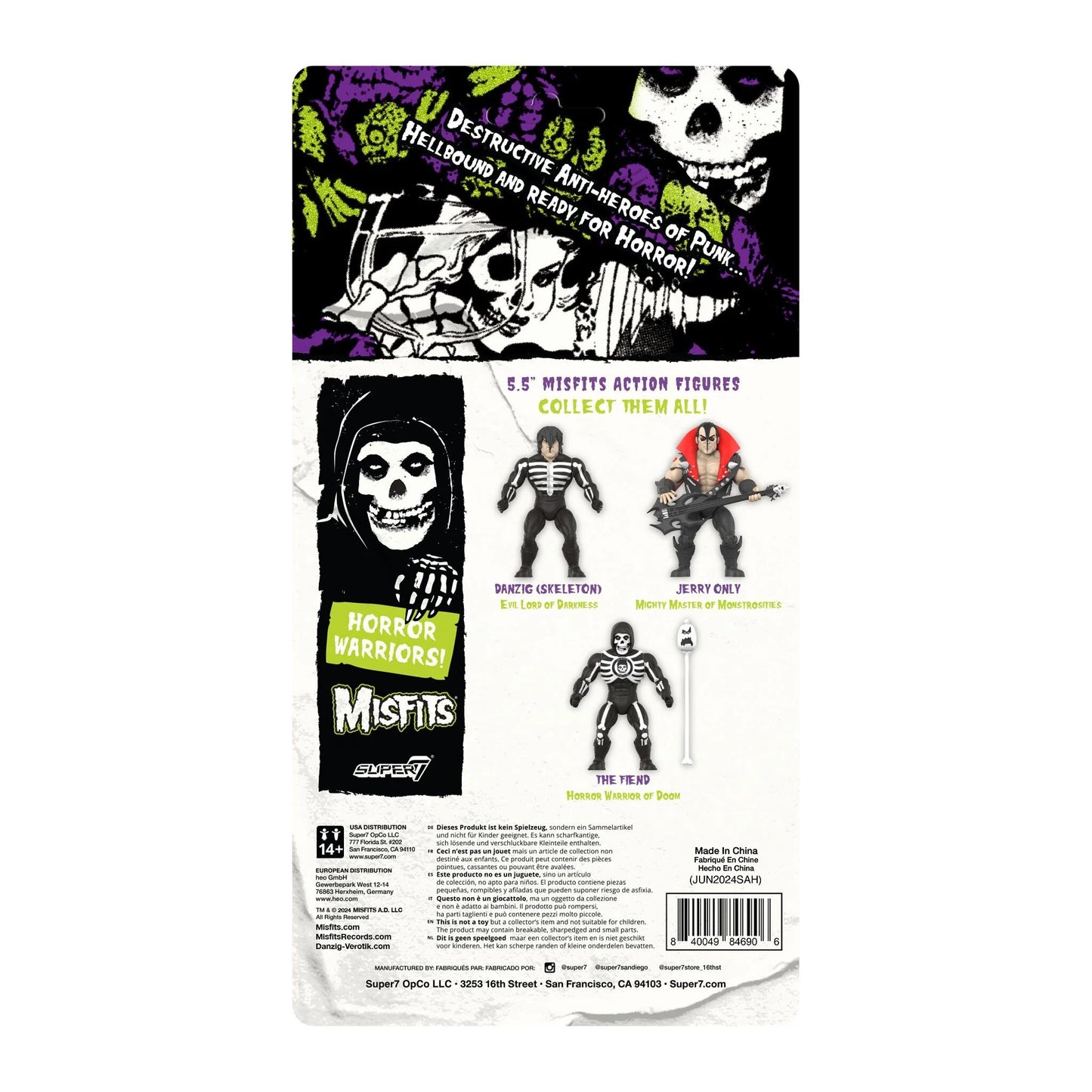 2025 Super7 The Original Misfits Jerry Only