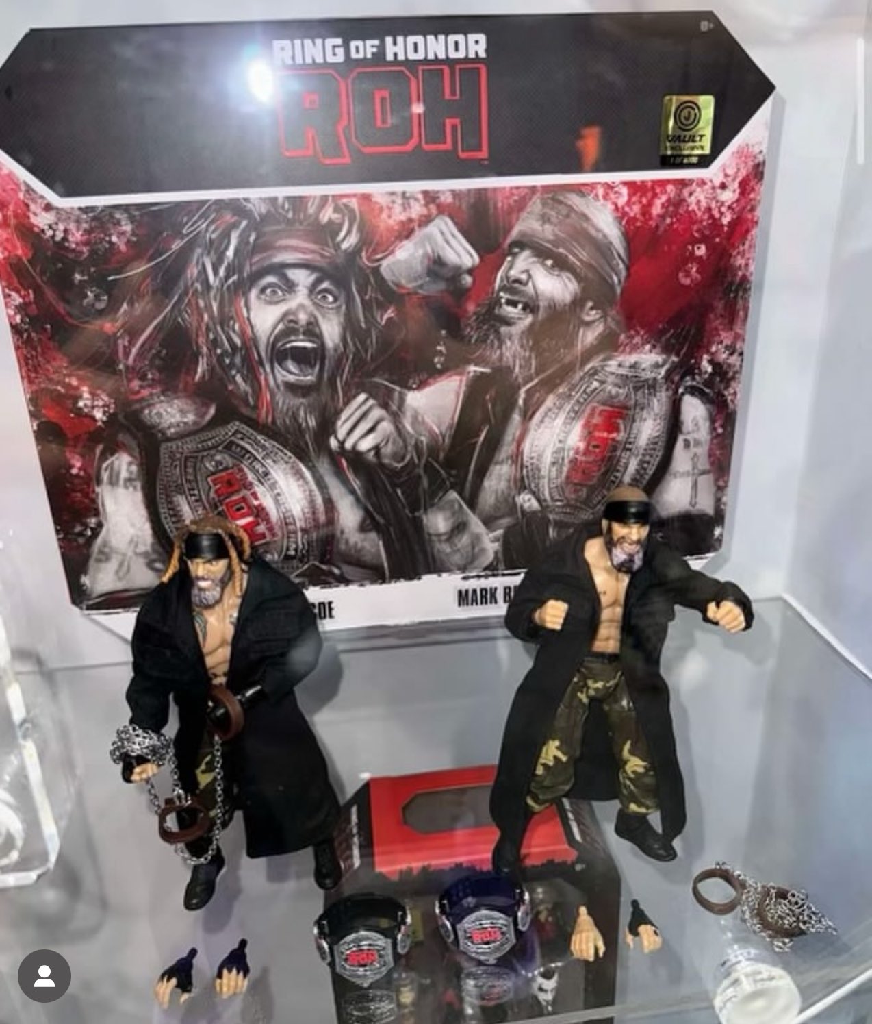 2024 ROH Jazwares Ring of Honor Vault Exclusive The Briscoes 2-Pack: Jay Briscoe & Mark Briscoe