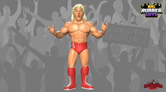 2024 Major Wrestling Figure Podcast Big Rubber Guys Ric Flair [With Red Trunks]