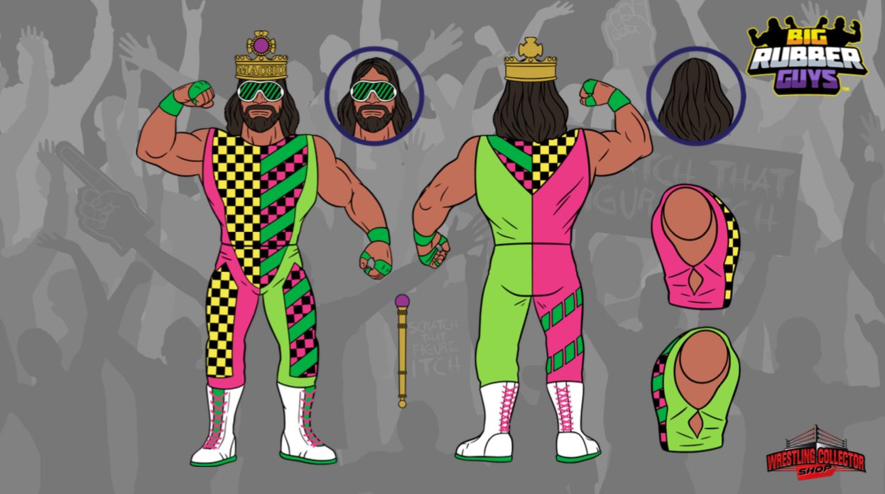 2024 Major Wrestling Figure Podcast Big Rubber Guys "Macho King" Randy Savage