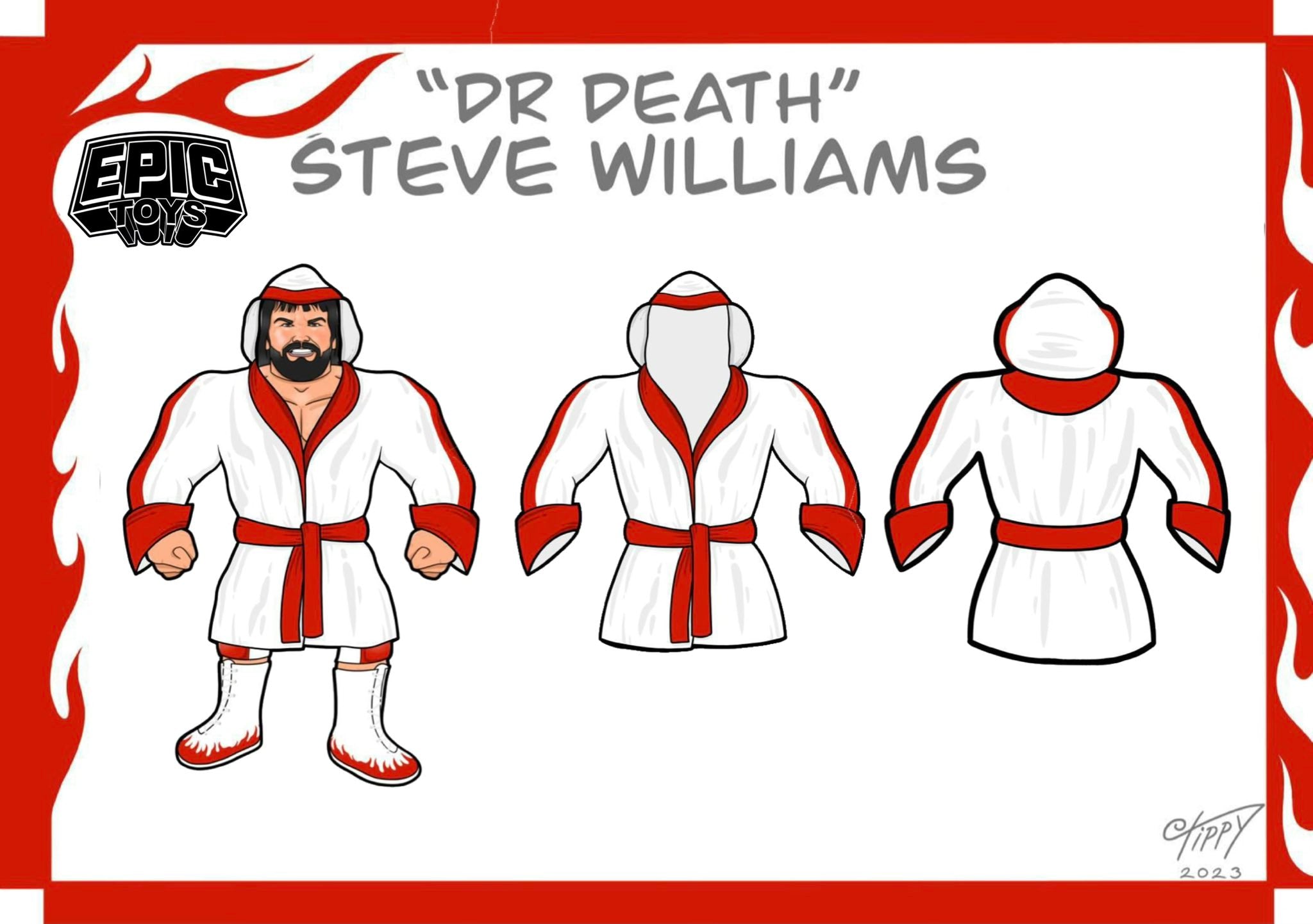 Epic Toys Wrestling Megastars Series 4 "Dr. Death" Steve Williams ...
