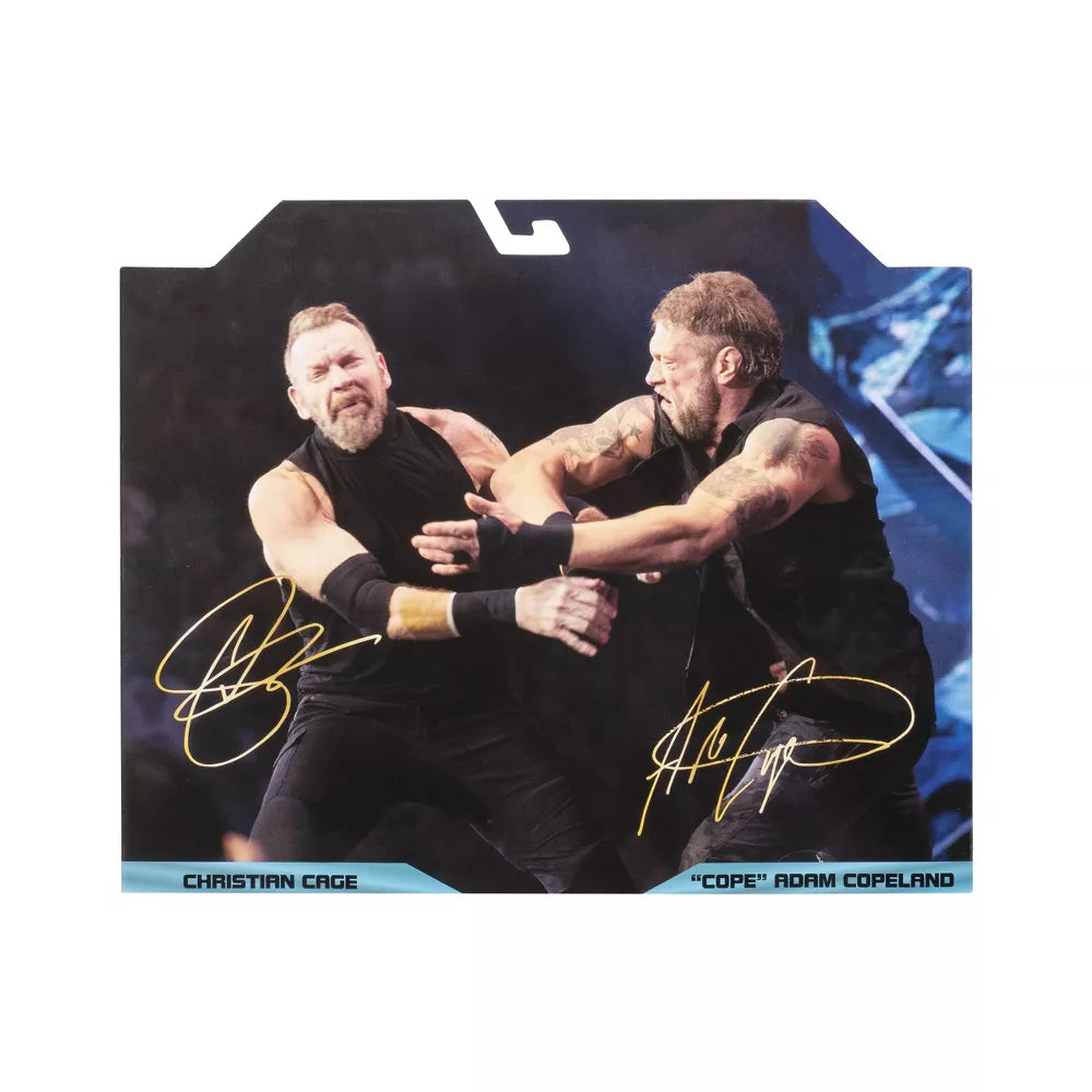 2025 AEW Jazwares Unrivaled Collection Pay Per View Limited Edition 2-Pack: "Cope" Adam Copeland & Christian Cage