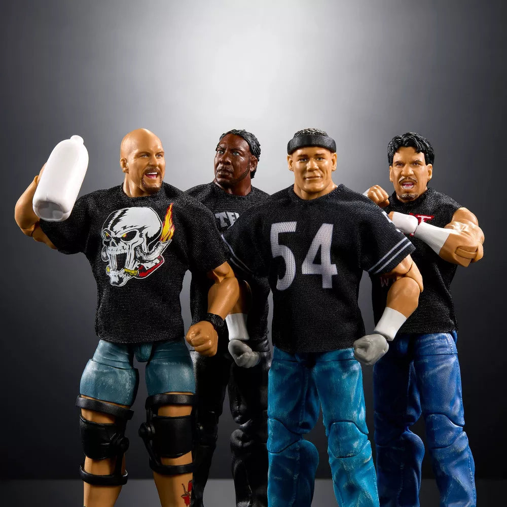 2024 WWE Mattel Elite Collection SmackDown 25th Anniversary 4-Pack: Booker T, Stone Cold Steve Austin, John Cena & Eddie Guerrero