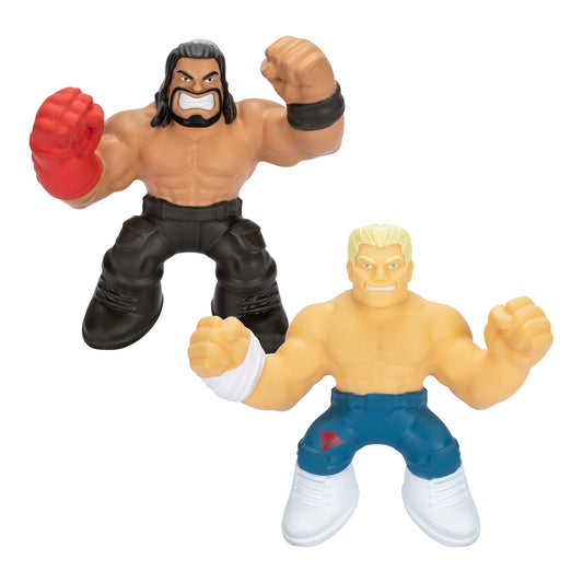 2024 WWE Moose Toys Heroes of Goo Jit Zu Stretchy Superstars Match Up Action Pack: Roman Reigns vs. Cody Rhodes