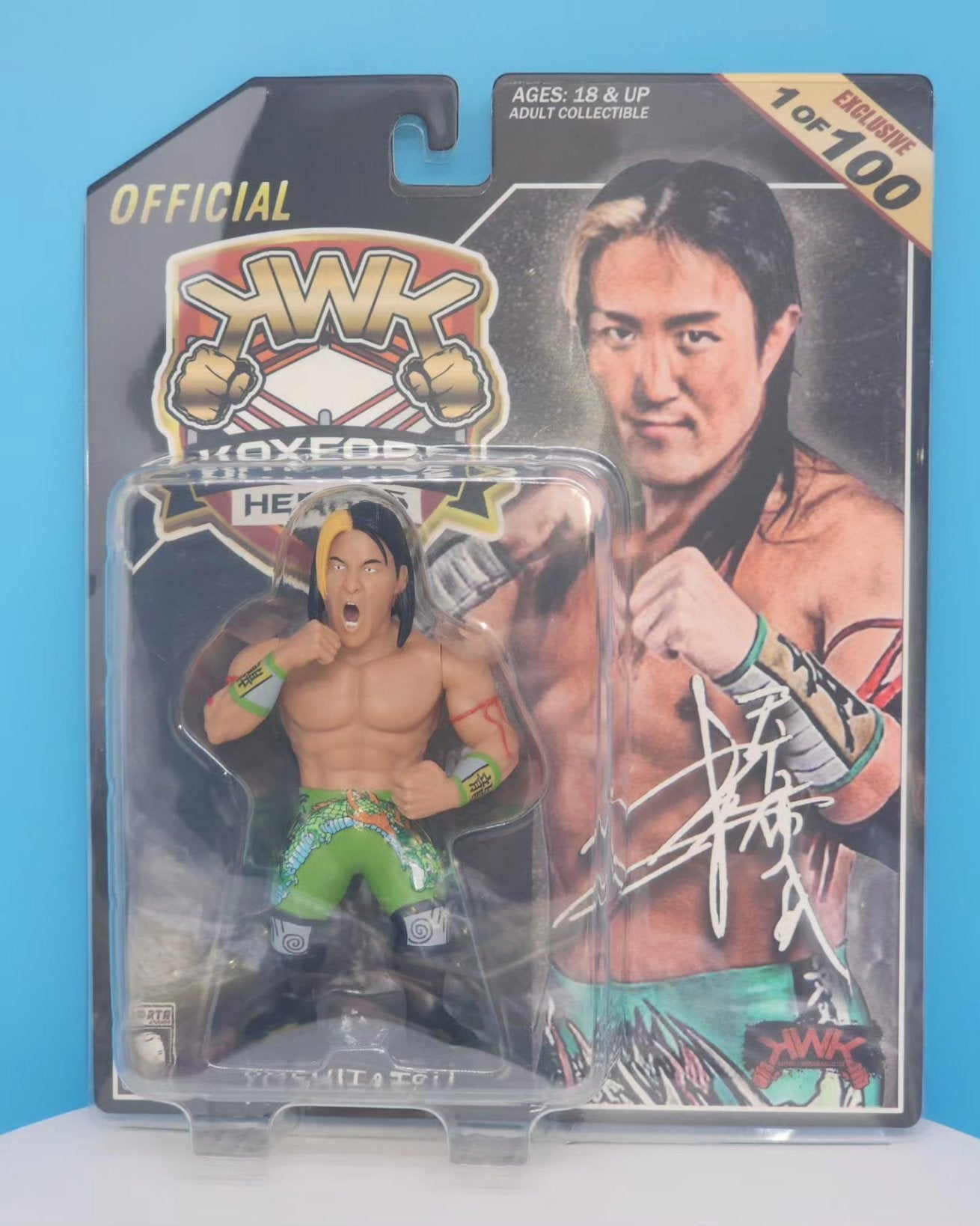 2024 KWK Kayfabe Heroes Series 1 Yoshi Tatsu [Merch Table Exclusive]