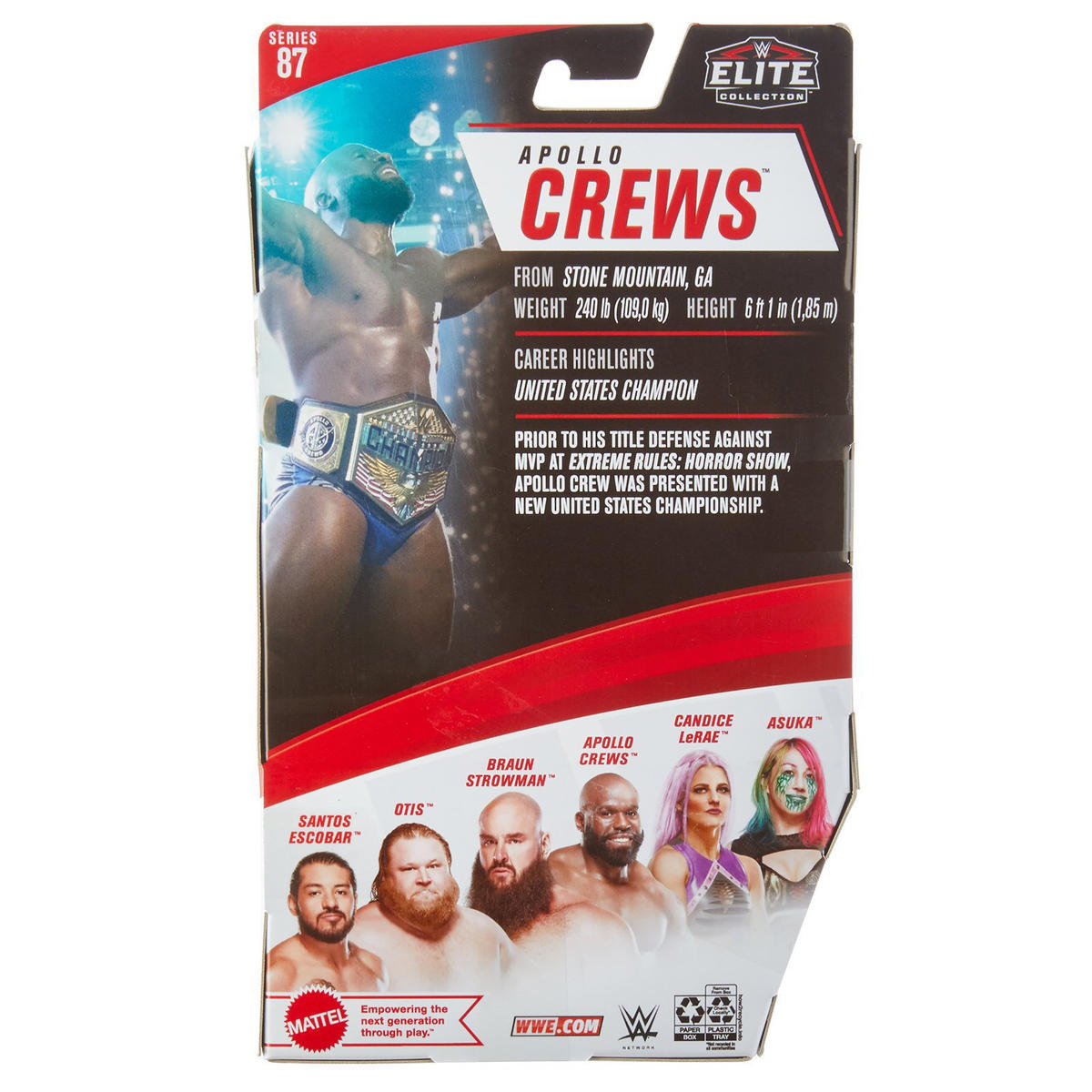 2021 WWE Mattel Elite Collection Series 87 Apollo Crews [Chase]