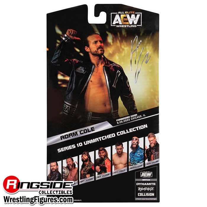 2024 AEW Jazwares Unmatched Collection Series 10 Adam Cole [Chase Edition]