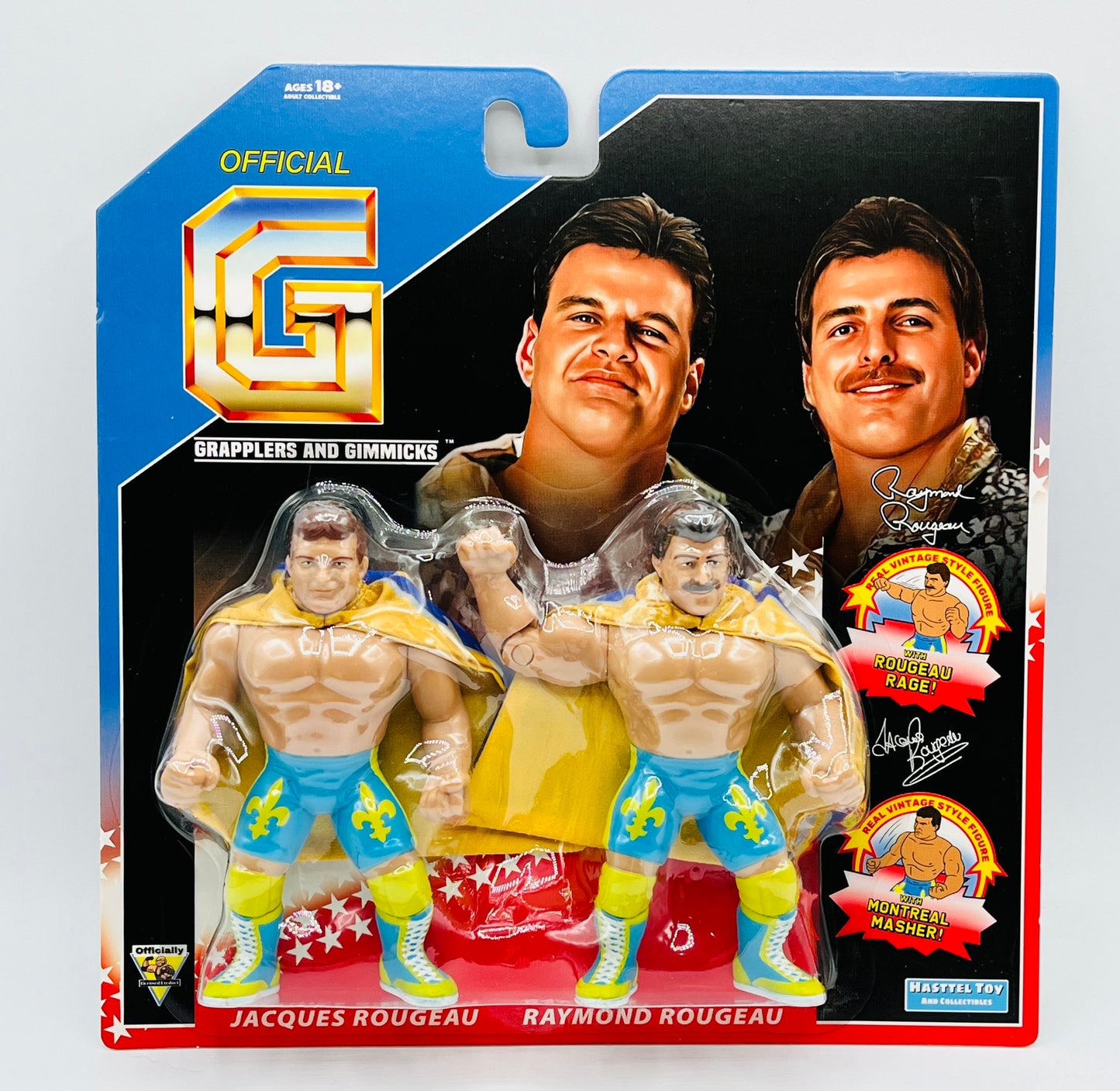 2024 Hasttel Toy Grapplers & Gimmicks Fabulous Rougeaus