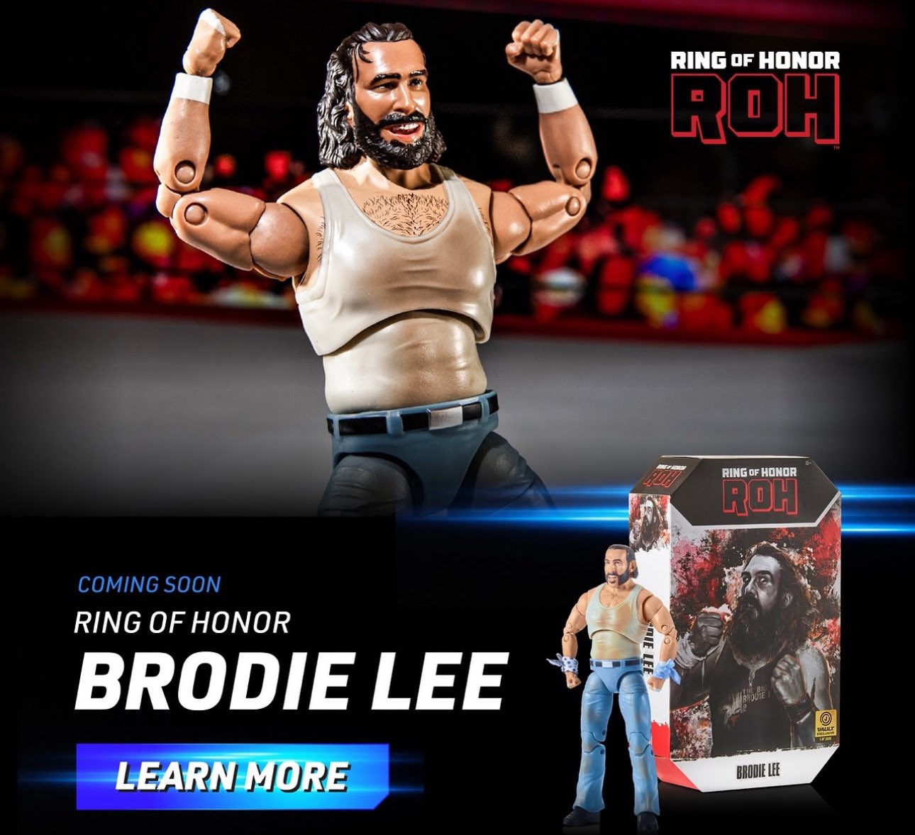 2024 ROH Jazwares Ring of Honor Vault Exclusive Brodie Lee