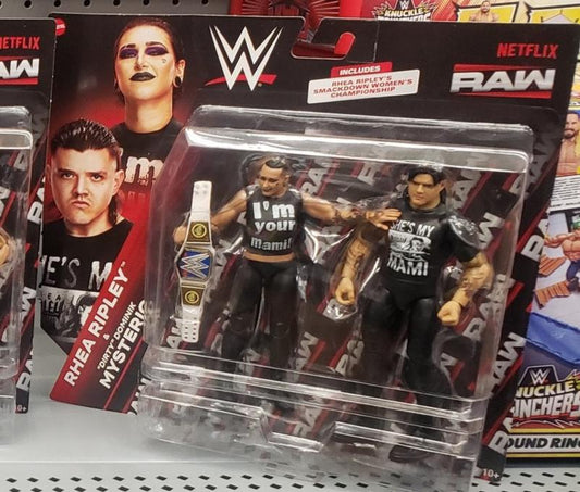 2024 WWE Mattel Main Event Raw on Netflix 2-Pack: Rhea Ripley & "Dirty" Dominik Mysterio