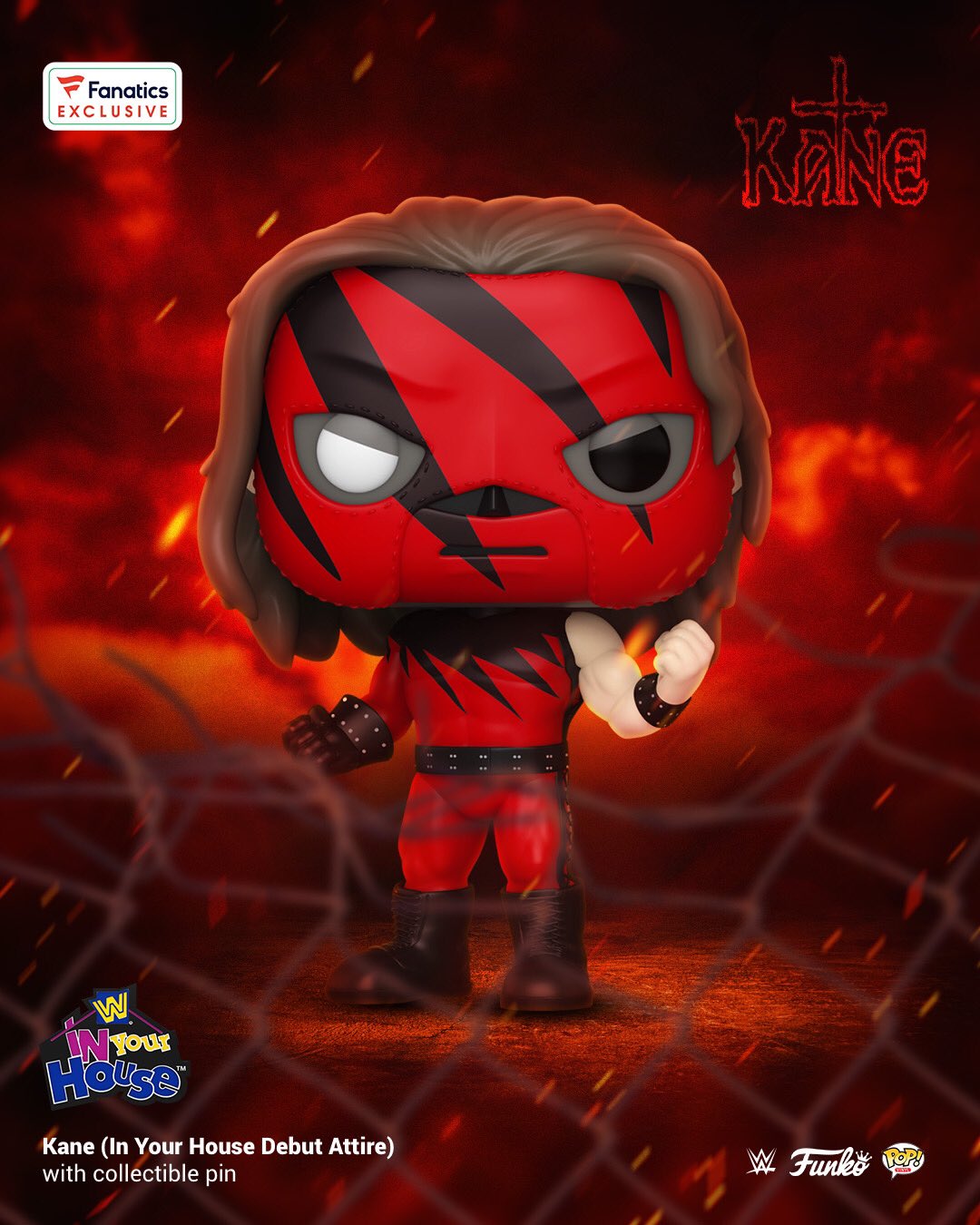 2024 WWE Funko POP! Vinyls 164 Kane [Exclusive]