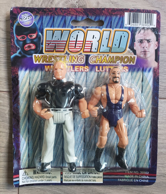 Toy Galaxy World Wrestling Champion Bootleg/Knockoff 2-Pack [Sandman & Taz]