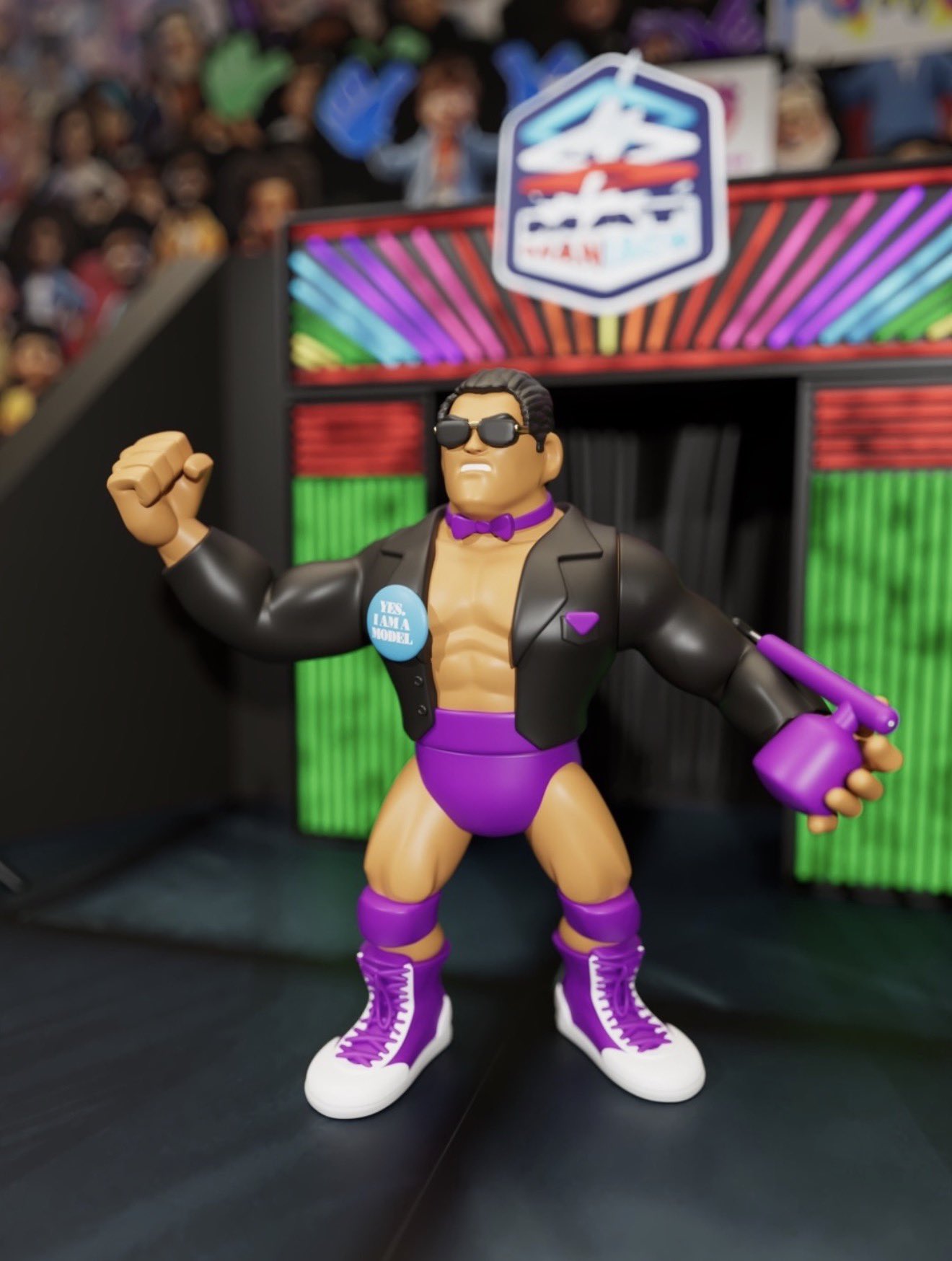 Nerd Closet Mat Maniacs 2-Pack: Rick "The Model" Martel & Jake "The Snake" Roberts