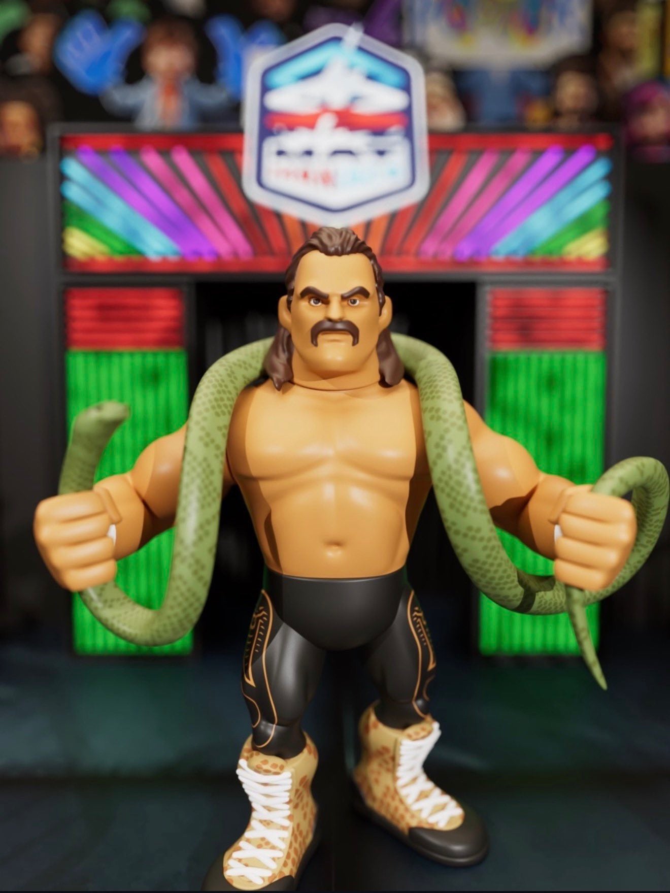 Nerd Closet Mat Maniacs 2-Pack: Rick "The Model" Martel & Jake "The Snake" Roberts
