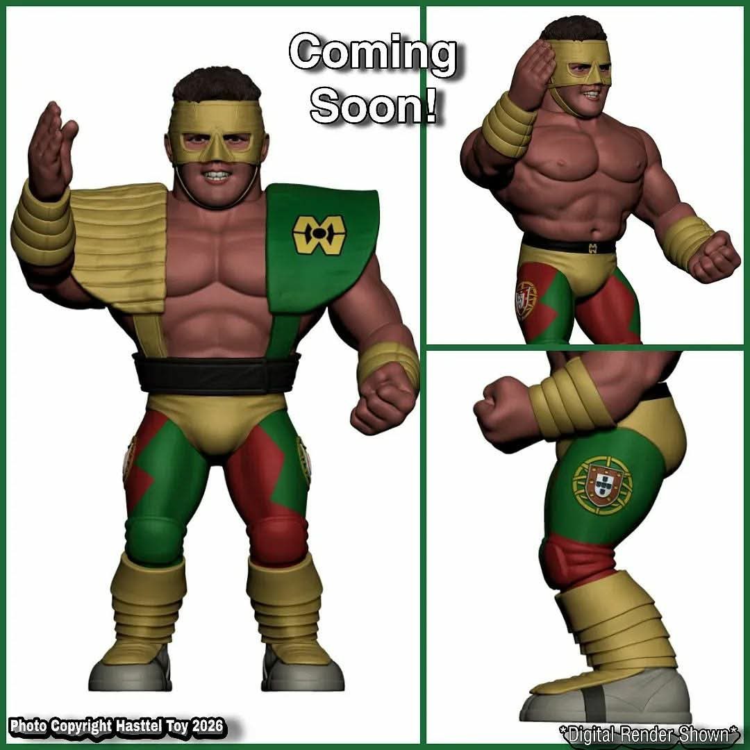 Hasttel Toy Grapplers & Gimmicks Aldo Montoya