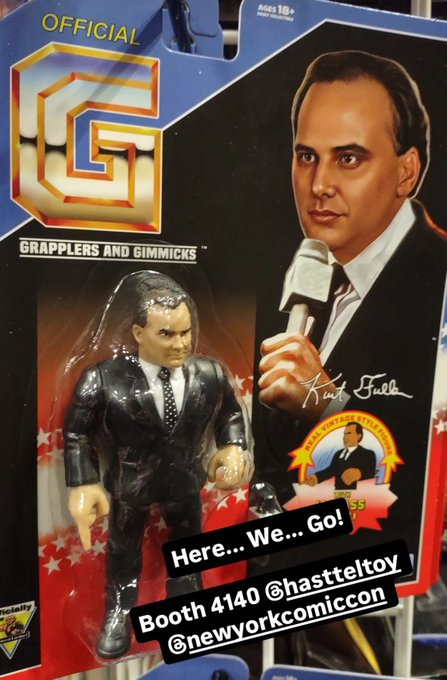 2024 Hasttel Toy Grapplers & Gimmicks NYCC Exclusive Kurt Fuller