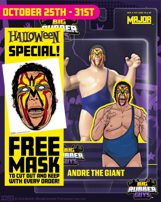 2025 Major Wrestling Figure Podcast Big Rubber Guys Andre the Giant [Exclusive]