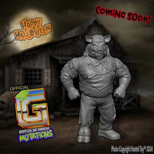 Hasttel Toy Grapplers & Gimmicks Mutations Series Dennis Knight [Phineas I. Godwinn]